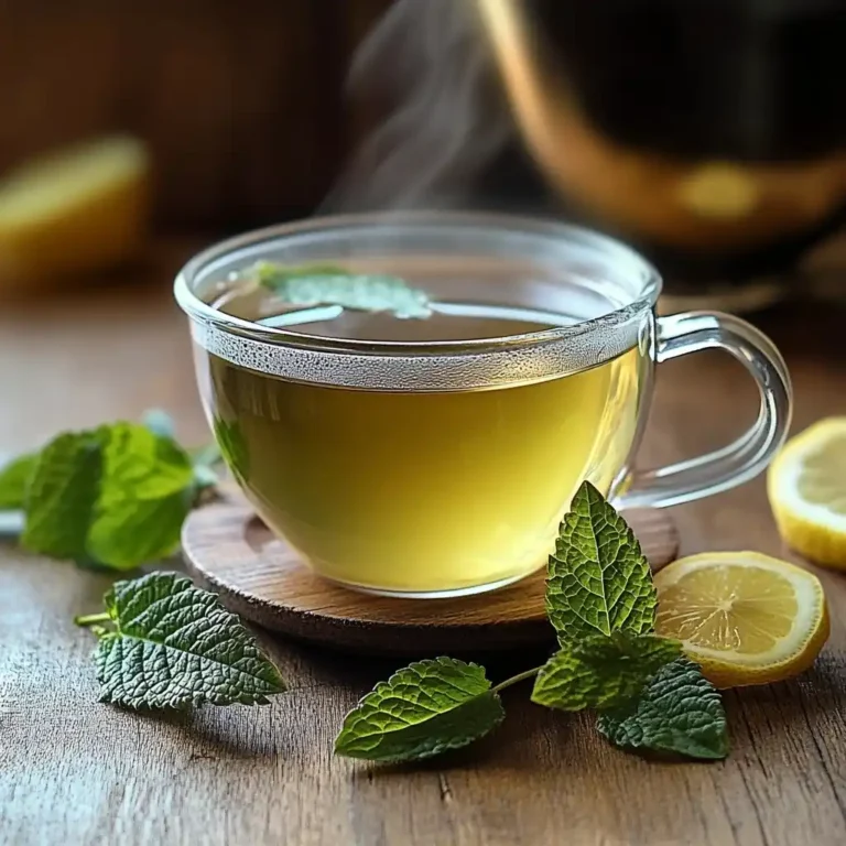 lemon balm recipe for weight loss tea