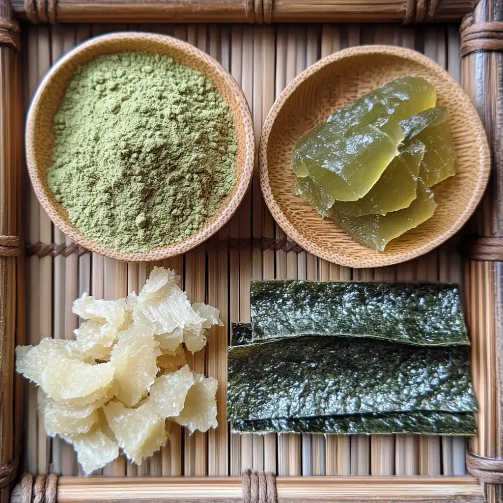 Ingredients for Japanese Mounjaro drink detox