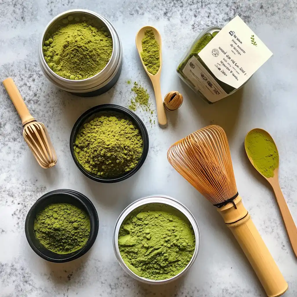 matcha powder types for latte recipe