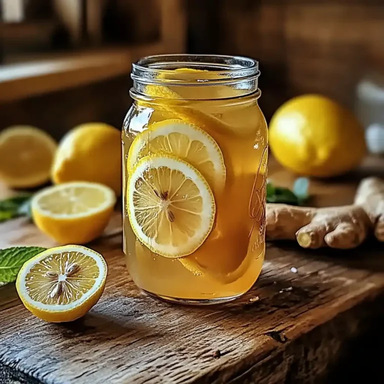 Close-up of the 4 Ingredient Mounjaro Recipe detox drink
